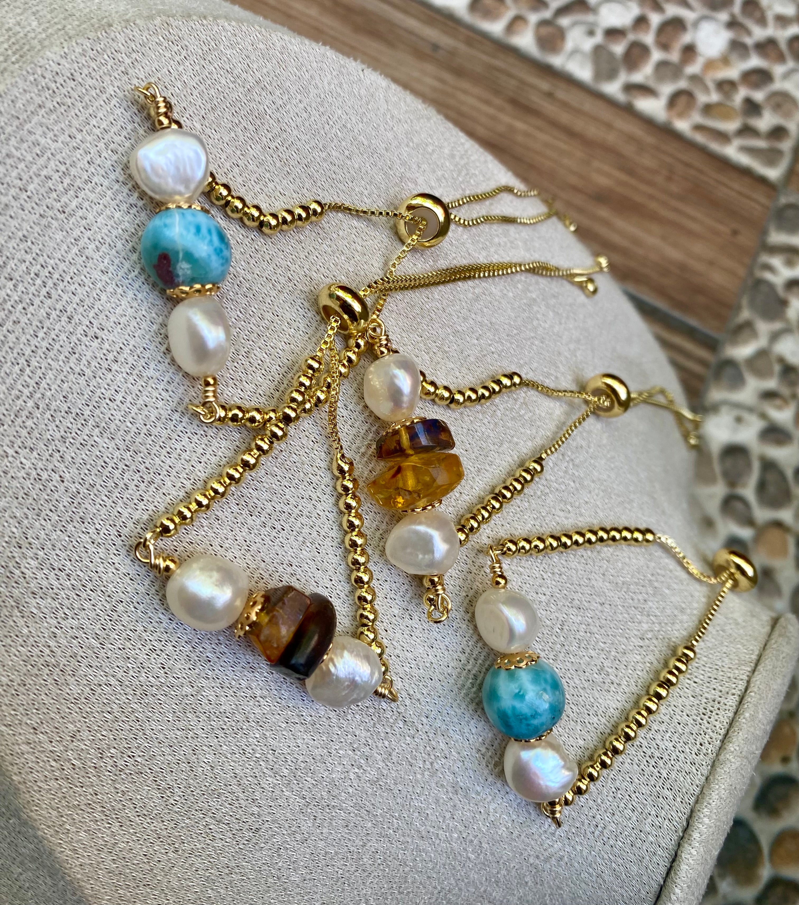 Pulseras L/À + Perlas