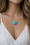 Collar clásico de Larimar