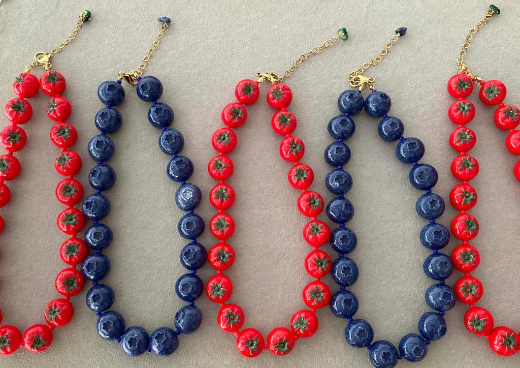 Collares frutales 🫐🍅