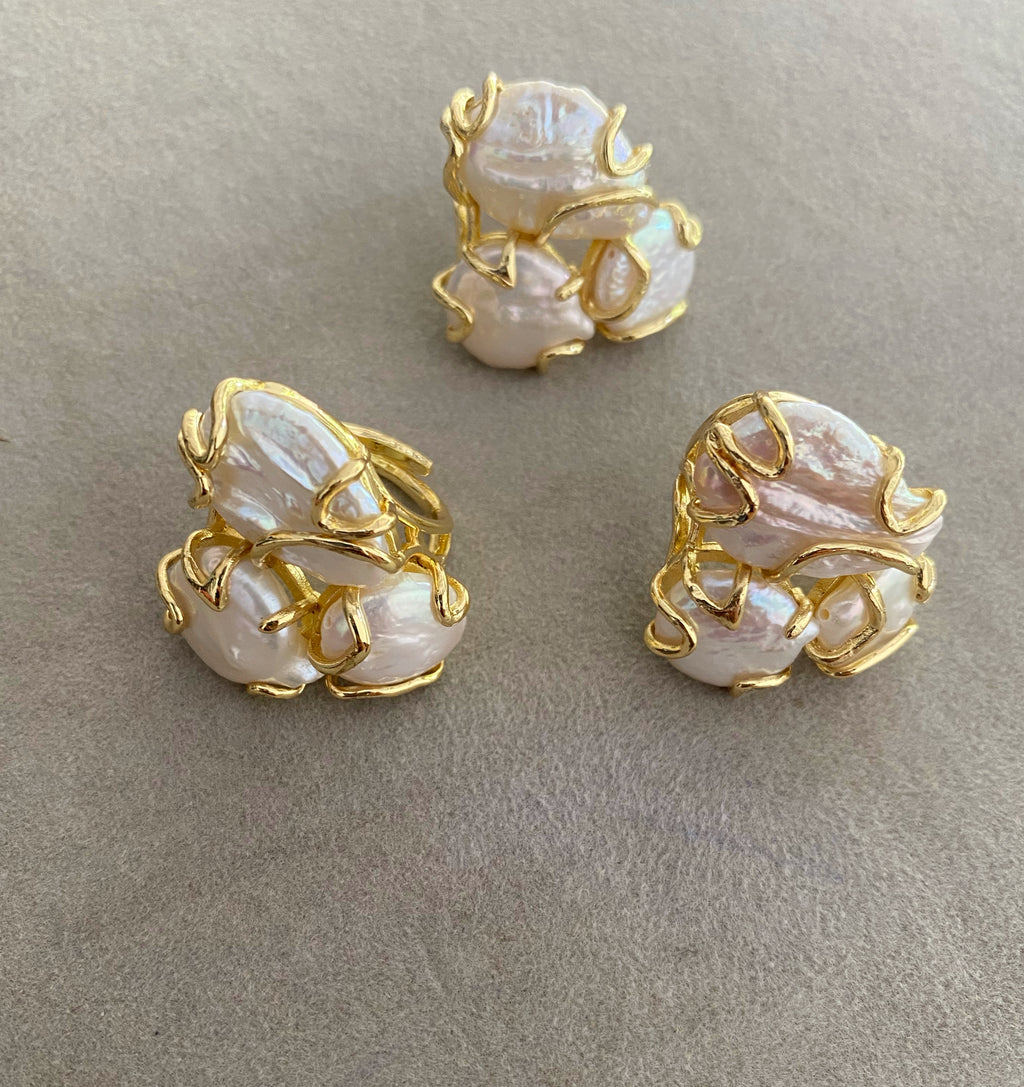 Anillos en madre perla