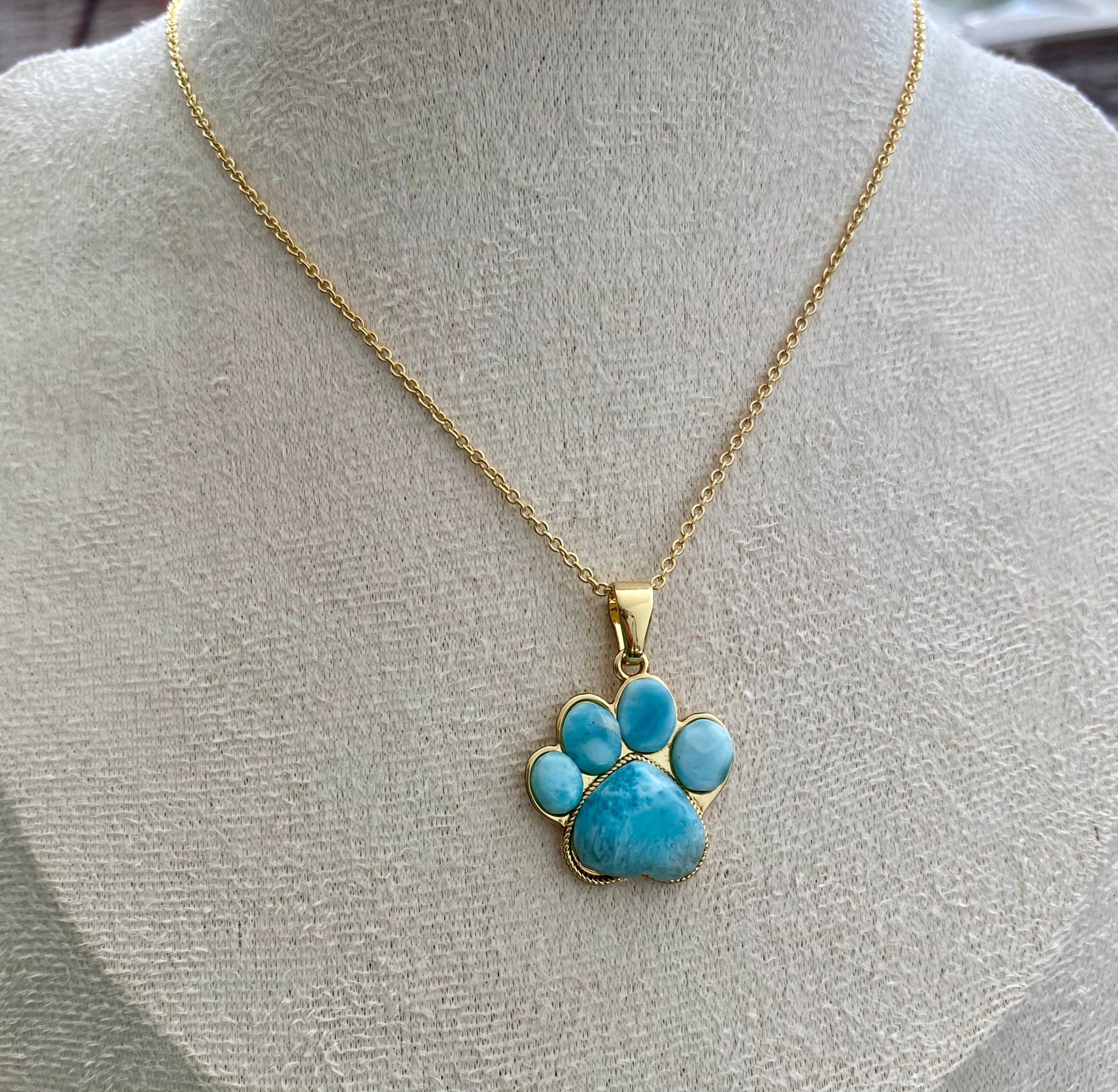 Cadenas Larimar y Ámbar