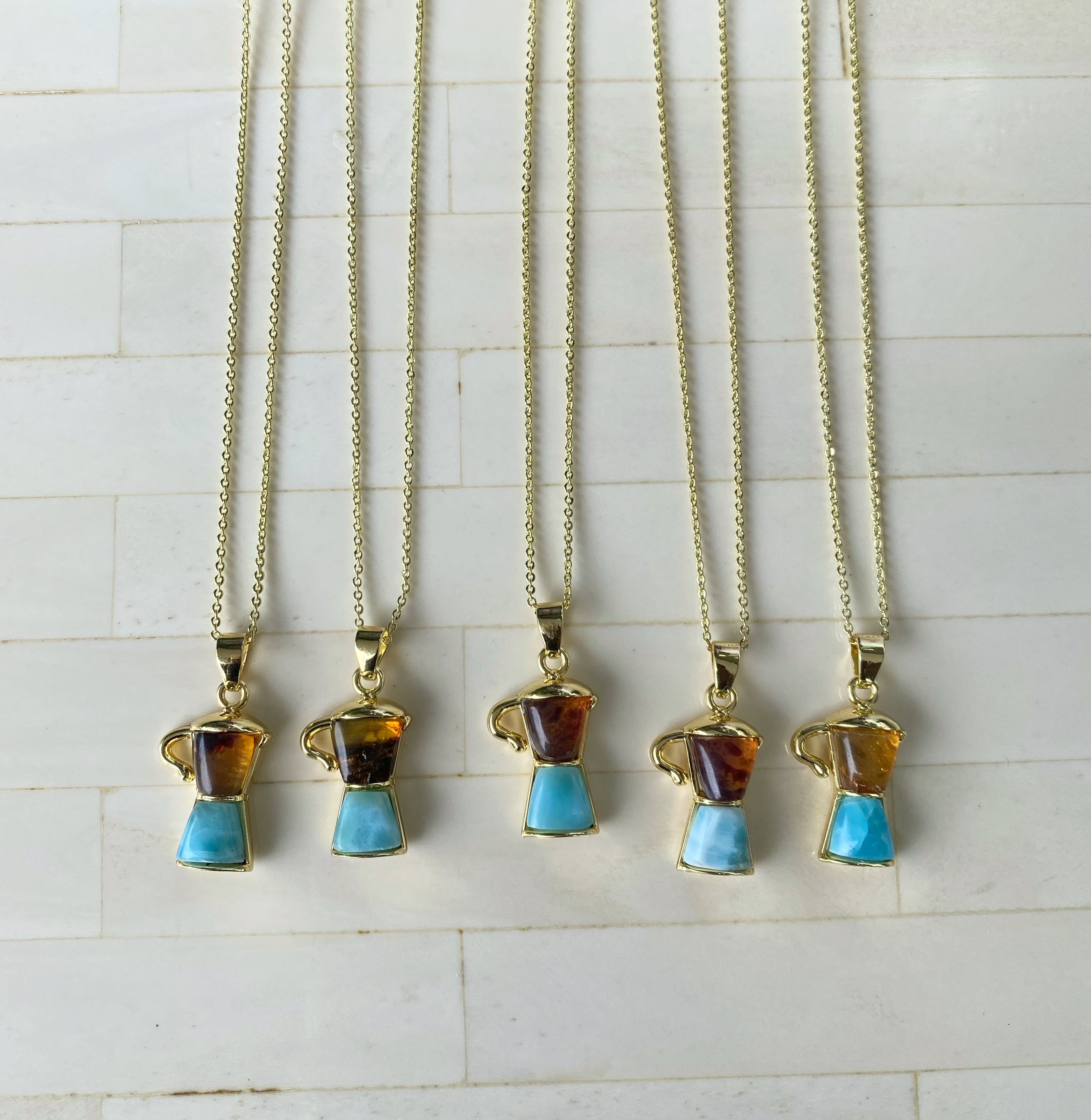 Grecas Larimar y Ámbar