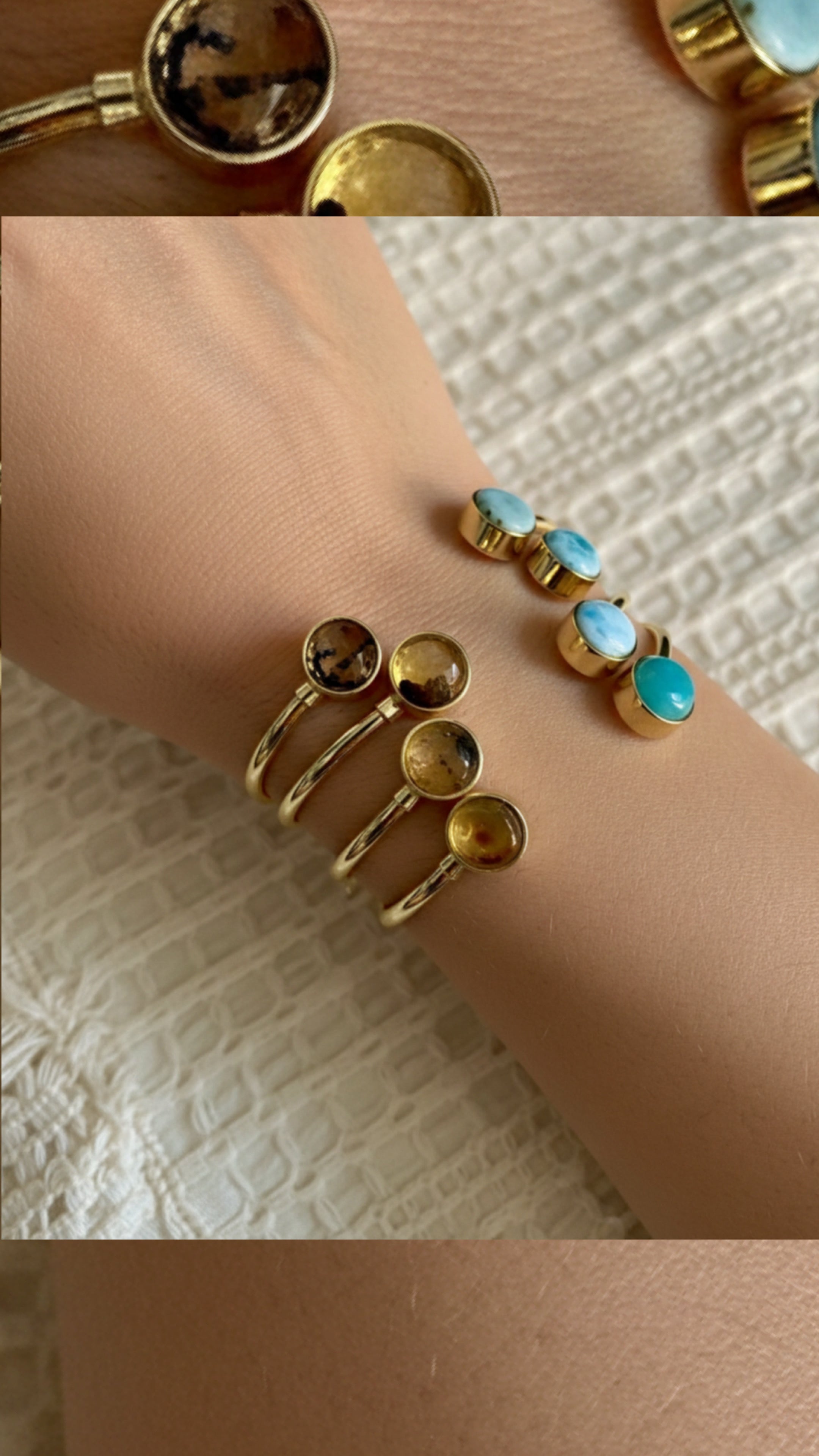 Pulseras Mar y Tierra.