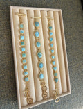 Pulseras figuras en Larimar