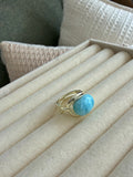 Anillo medio oval