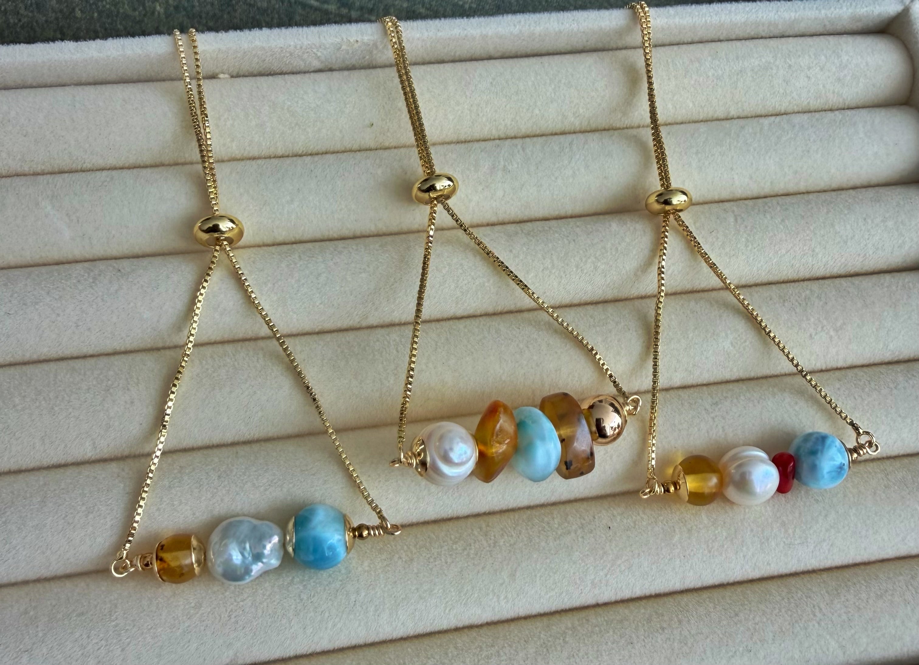 Pulseras en piedras naturales