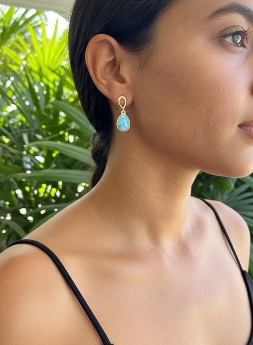 Aretes forma de gota