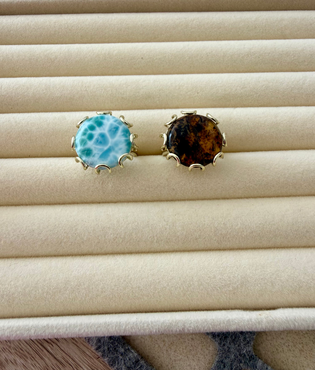 Anillos flor cubierta