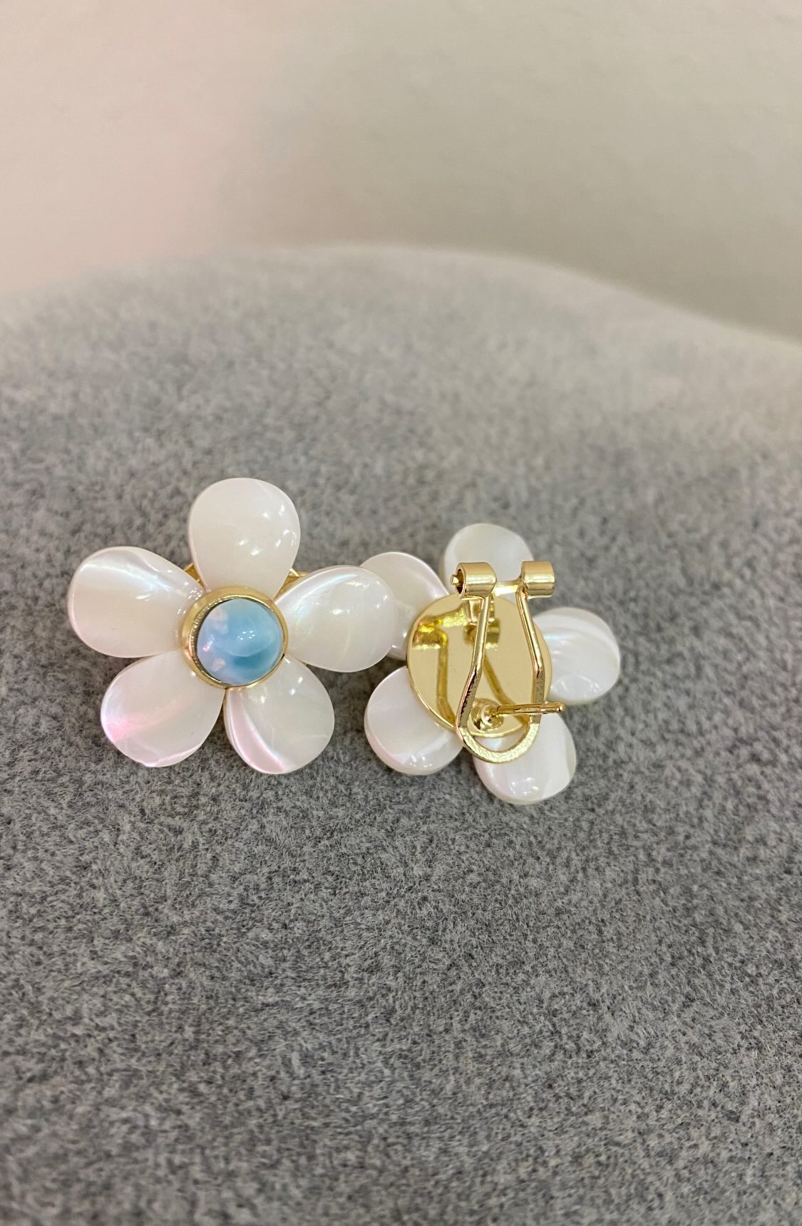 Set en nácar + Larimar / Ámbar