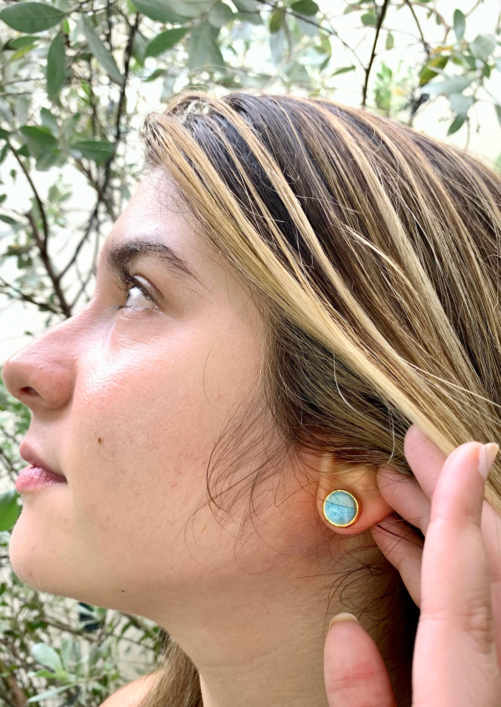 Aretes tipo dormilona