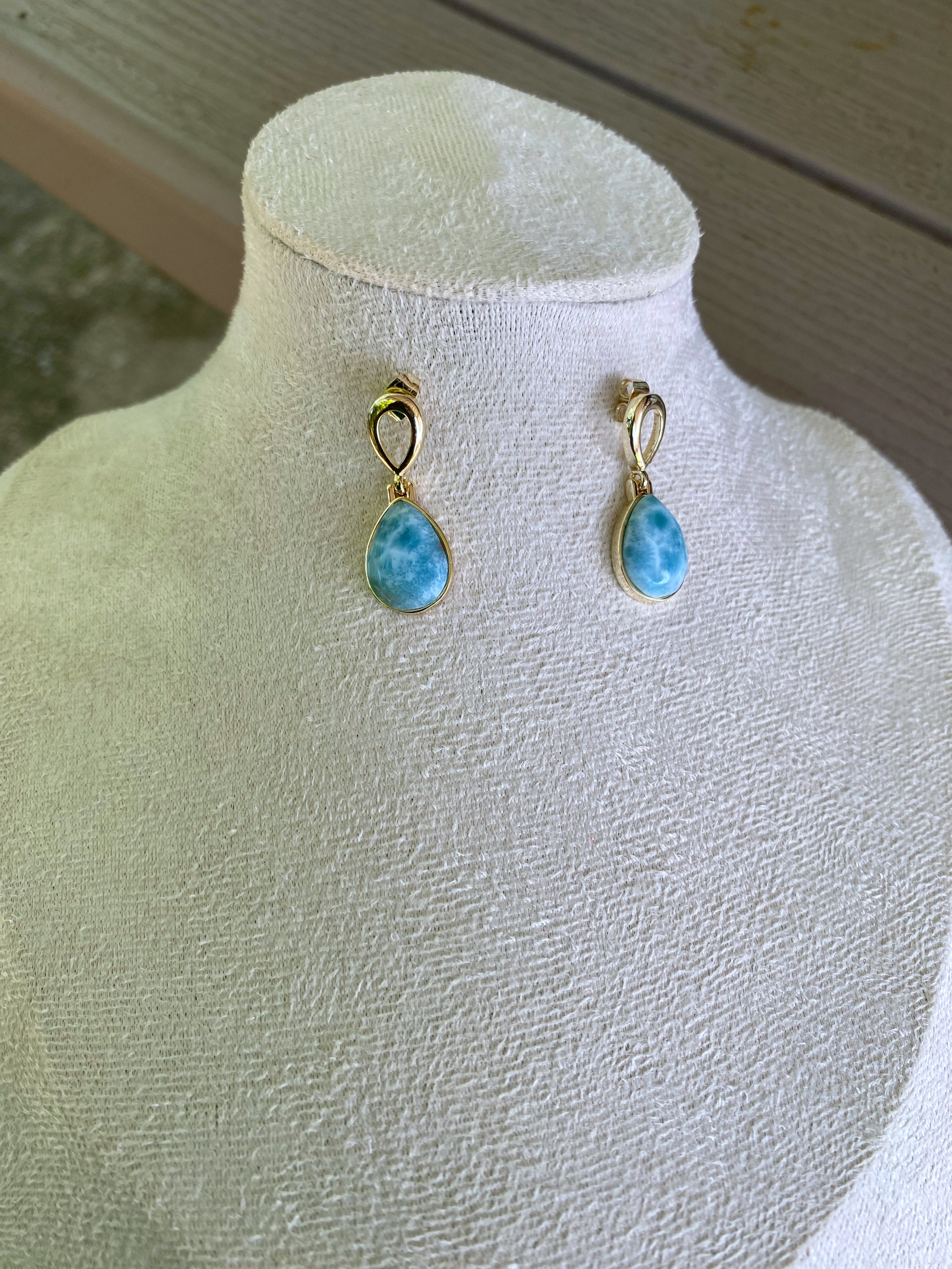 Aretes forma de gota