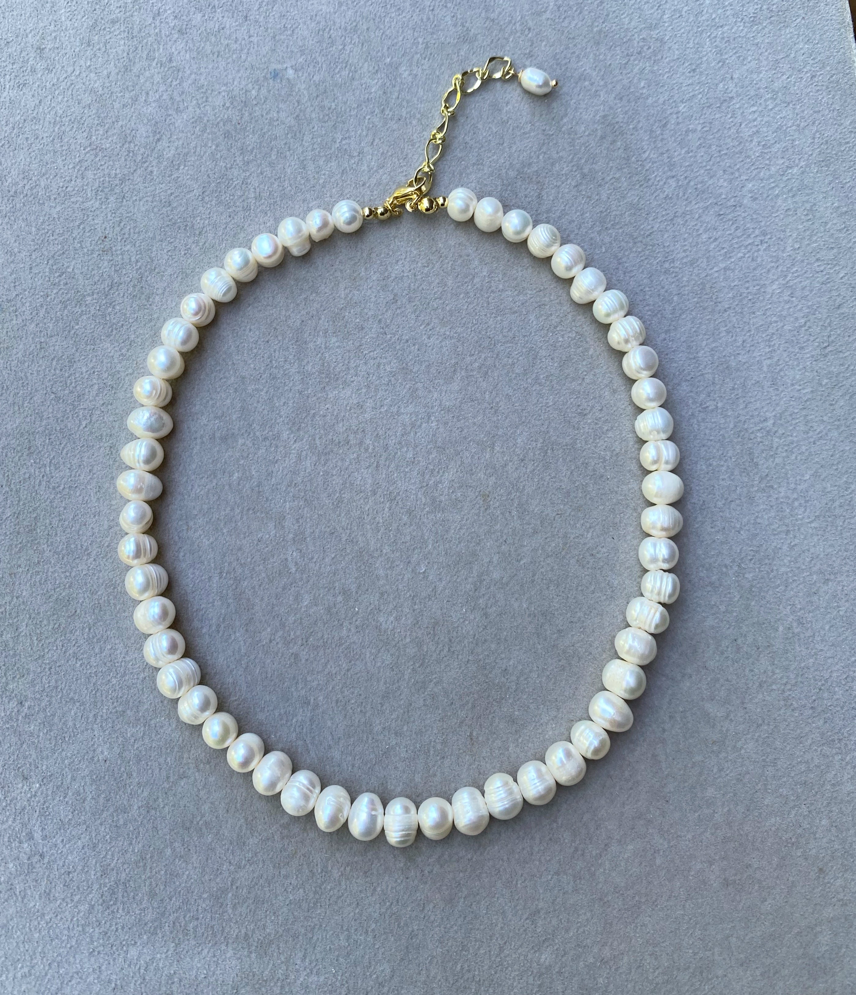 Collar en perlas de agua dulce