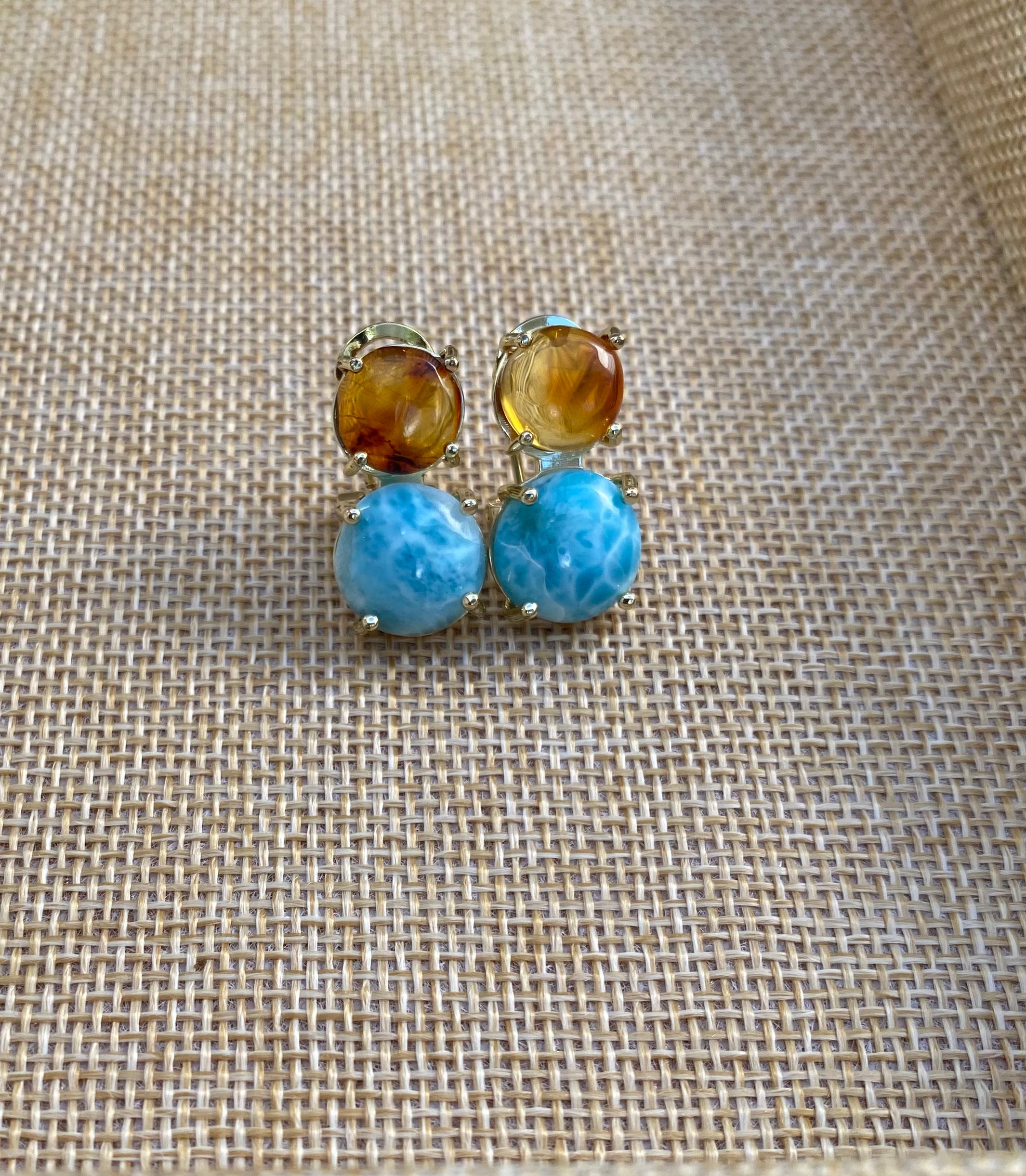 Aretes doble círculo