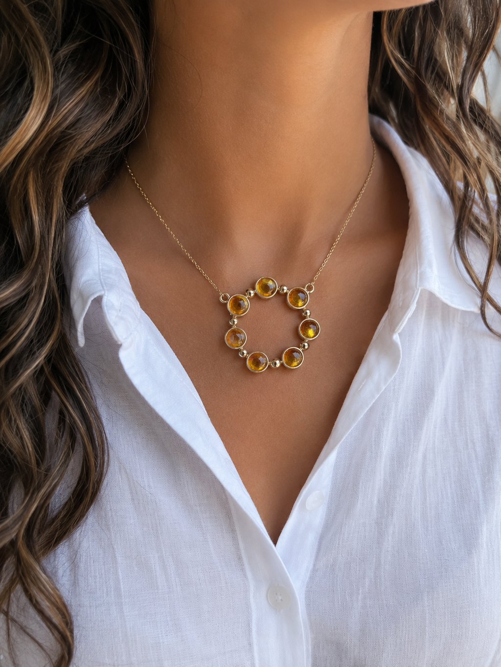 Collar 8 círculos