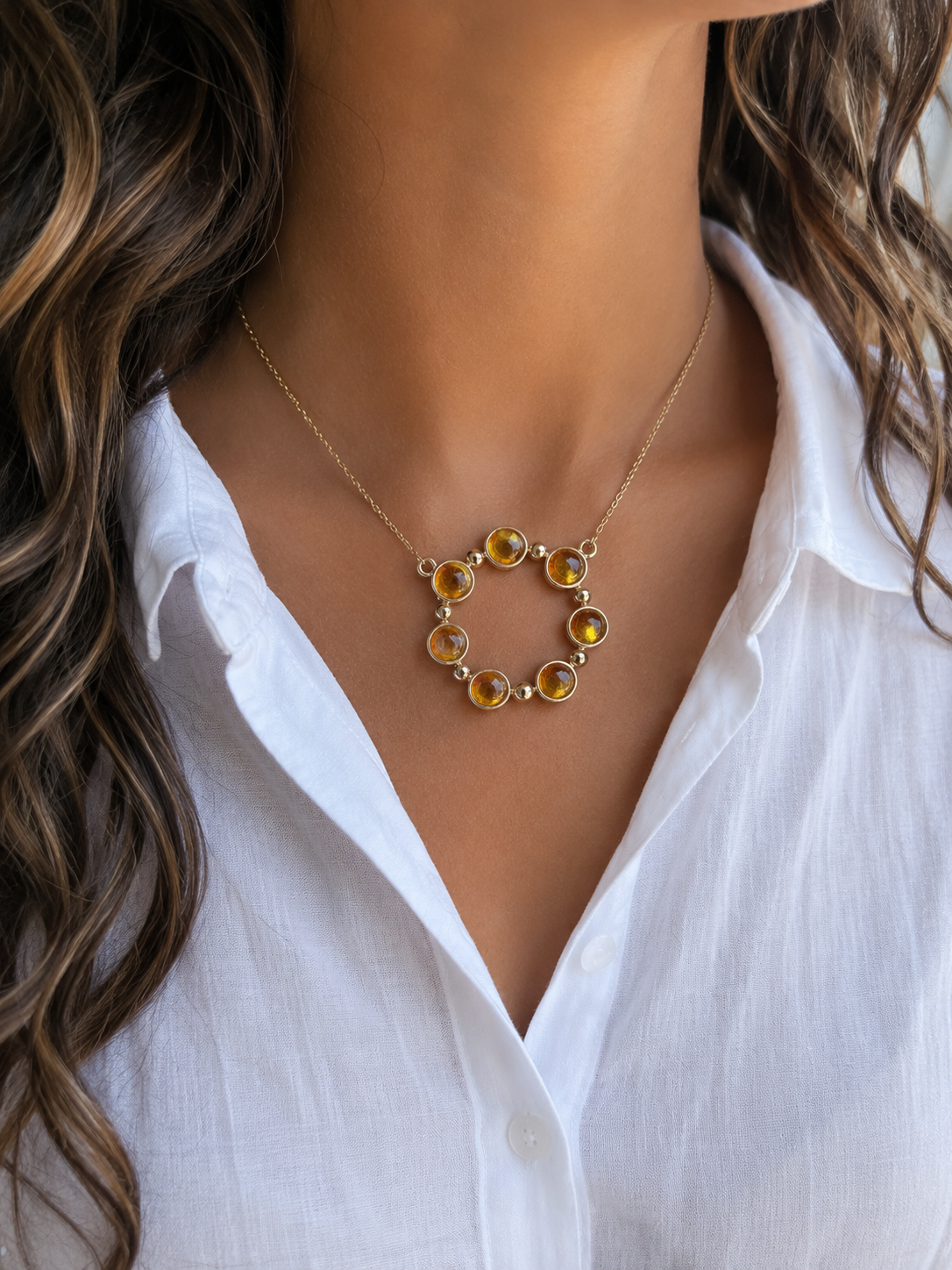 Collar 8 círculos
