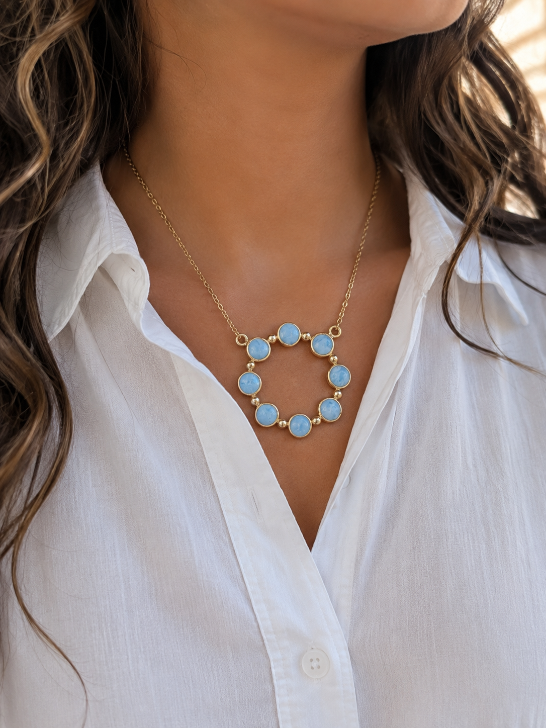 Collar 8 círculos